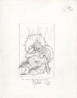 BACHALO, CHRIS - Uncanny X-Men #353 cover design - Rogue kisses Wolverine 1997 Comic Art