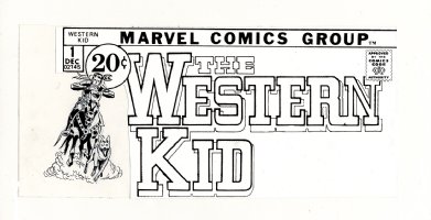 TRIMPE, HERB - Western Kid #1 - #5 cover Icon, John Romita's golden age hero,  1971 Comic Art