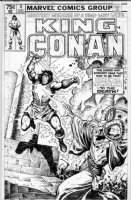 BUSCEMA, JOHN - King Conan #4 Cover, Conan vs Thoth-Amon Comic Art