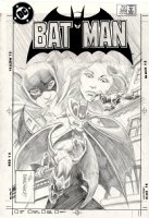 MANDRAKE, TOM - Batman #389 cover pencils, Batman, Catwoman, Nocturna & Nightshade 1985 Comic Art
