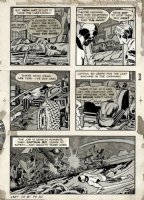 KIRBY, JACK - STEVE DITKO & MORT MESKIN - Captain 3-D #1 Large pg 30, 3-D style 1953 Comic Art