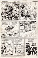 KIRBY, JACK - Kamandi #8 pg last, Kamandi & airship 1973 Comic Art