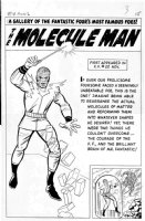 KIRBY, JACK - Fantastic Four Annual #2, Pinup large Splash, Molecule Man + Human Torch & Thing  Comic Art