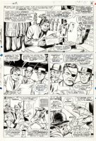 KIRBY, JACK - Strange Tales #149 pg, SHIELD Nick Fury Dum Dum Gabe in Hydra HQ & trap Comic Art