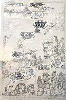 KIRBY, JACK - Super Powers #2 pg 8, Wonder Woman Green Lantern Dr Fate Comic Art