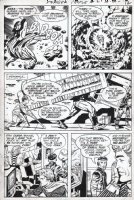 KIRBY, JACK - Forever People #2 pg 10, Darkseid alley - Mantis / Forever People move in,1970 Comic Art