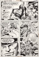 KIRBY, JACK - Our Fighting Forces #159 pg, The Losers in a Jesse Owens 1936 Olympics homage Comic Art