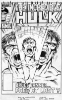 BYRNE, JOHN - Hulk #315 cover - Banner free from Hulk, 1984 Comic Art