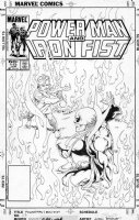 BYRNE, JOHN - Power Man & Iron Fist #113 cover, Iron Fist solo Comic Art