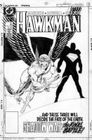 BYRNE, JOHN - Hawkman #10 cover, Superman guest stars with Hawkman & Hawkgirl! Comic Art