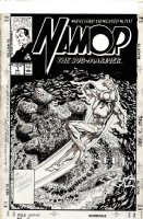 BYRNE, JOHN - Namor #7 craft-tint board cover, Sub-Mariner vs sea-monster Comic Art