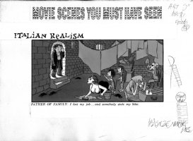 ROTH, ARNOLD / HARVEY KURTZMAN layouts- Trump #2 page - satire on Italian neo-realist films 1957 Comic Art