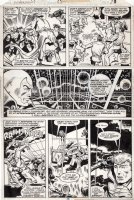 STARLIN / HANNIGAN / GIFFEN - Defenders #58 pg 26, 2nd Devil Slayer, Valkyrie, Avengers Comic Art