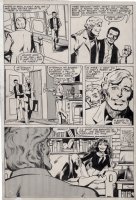 BYRNE, JOHN - Captain America #248 pg, Steve Rogers 1st meets girlfriend Bernie 1980 Comic Art