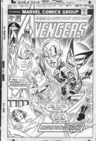 KANE, GIL / JOHN ROMITA SR - Avengers #139 cover, early Beast, Yellow Jacket / Hank Pym & Janet / Wasp Comic Art