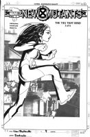 BACHALO, CHRIS - New Mutants #9 cover, large, 1st Surge / full app. Noriko Ashida Comic Art
