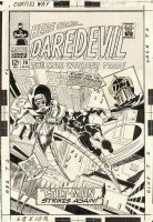COLAN, GENE - Daredevil #26 cover, large-size unedited! DD vs Stlitman  Comic Art