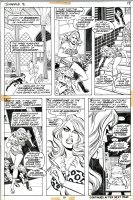 ANDRU, ROSS - Shanna, the She-Devil #2 complete story pg 19, Shanna & her cats leap Comic Art