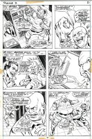 ANDRU, ROSS - Shanna, the She-Devil #2 complete story pg 21, Shanna hides behind stolen equipment  Comic Art