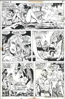 ANDRU, ROSS - Shanna, the She-Devil #2 complete story pg 3, Shanna meets SHIELD agent Comic Art