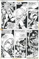 ANDRU, ROSS - Shanna, the She-Devil #2 complete story pg 6, Shanna & cats, guard struck down Comic Art