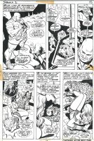 ANDRU, ROSS - Shanna, the She-Devil #2 complete story pg 9, Splashy - Shanna & cats bound in dungeon Comic Art