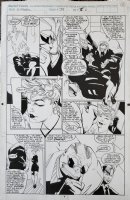 STROMAN, LARRY - X-Factor #78 pg 6, Strong-Guy meets Victoria Wang Comic Art