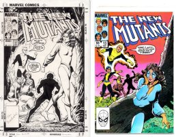 MANDRAKE, TOM - New Mutants #13 1st cover, Kitty leaves Mutants? Comic Art