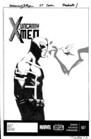 BACHALO, CHRIS - Uncanny X-Men #27 cover, Cyclops vs a hummingbird? Comic Art