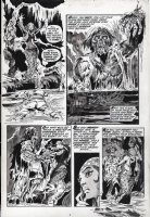 MARCOS, PABLO - Tales of the Zombie #6 pg 12, Layla summons the savagely burned Simon Garth up onto his undead feet  Comic Art