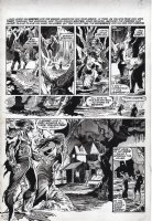 MARCOS, PABLO - Tales of the Zombie #6 pg 13, Layla leads Simon to a house in the swamp Comic Art