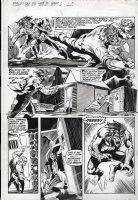 MARCOS, PABLO - Tales of the Zombie #6 pg 19, Simon Garth chases Eric Comic Art