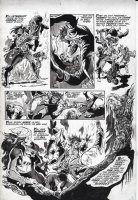 MARCOS, PABLO - Tales of the Zombie #6 pg 9, Simon Garth attacks a group of voodoo practitioners Comic Art