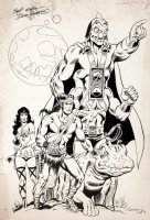 COCKRUM, DAVE / ANDERSON added inks? - John Carter Warlord of Mars, Dejah Thoris, Tars, Woola   1972 Comic Art
