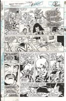 COCKRUM, DAVE - X-Men Spotlight on Starjammers #1 pg 5 Prof X & Starjammers 1989 Comic Art