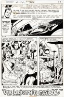DAVE COCKRUM - Superboy #184 pg 1 Splash, Dave's 1st Legion of Superheroes  Saturn Girl, MatterEater Lad, Ultra Boy 1972 Comic Art