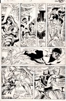 COCKRUM, DAVE - Uncanny X-Men #149 pg , Wolverine claws out & Nightcrawler vs  Garokk - Star Trek homage Comic Art