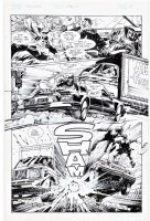 Barry, Dan / Richard Bennett / Neal Adams - Crazyman #3 pg 8, Joker-like anti-hero Continuity 1992 Comic Art