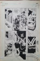 ANDRU, ROSS - Vigilante #10 larger pg 23, Vigilante arms up 1984  Comic Art