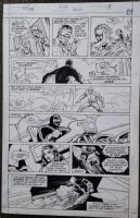 ANDRU, ROSS - Vigilante #8 pg, Vigilante on is cycle 1984 Comic Art