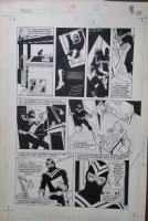 ANDRU, ROSS - Vigilante #9 larger pg 9, Vigilante investigates 1984  Comic Art