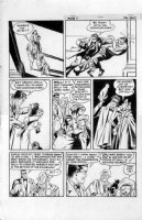 FINE, LOU / WILL EISNER Studio - Spirit Sunday last pg, 1/28 1945 - Spirit nabs Diamond Dolly - Cat Woman homage Comic Art