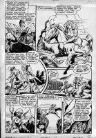 BATTEFIELD, KEN (Iger Shop) - Rangers #63 large pg 7 Firehair riding horse Comic Art