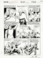 DOOLIN, JOE - Planet Comics #25 large pg 2, Mars, God of War invades Venus's leader to murder Earthlings, 1943 Comic Art