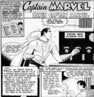 SHAFFENBERGER, KURT - Captain Marvel #132 splash (Fawcett) Comic Art