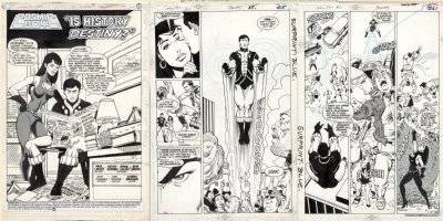GIFFEN, KIETH / ERNIE COLON - Legion Mini-series Cosmic Boy #2 complete Story, Cosmic Boy & Night Girl series 1987  Comic Art